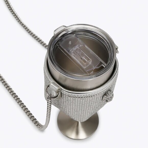 Kurt Geiger Silver Wine Glass Holder - Picture 9 of 10